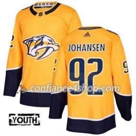 Adidas Maillot de Hockey Nashville Predators Ryan Johansen 92 2017-2018 Or Authentic - Enfant